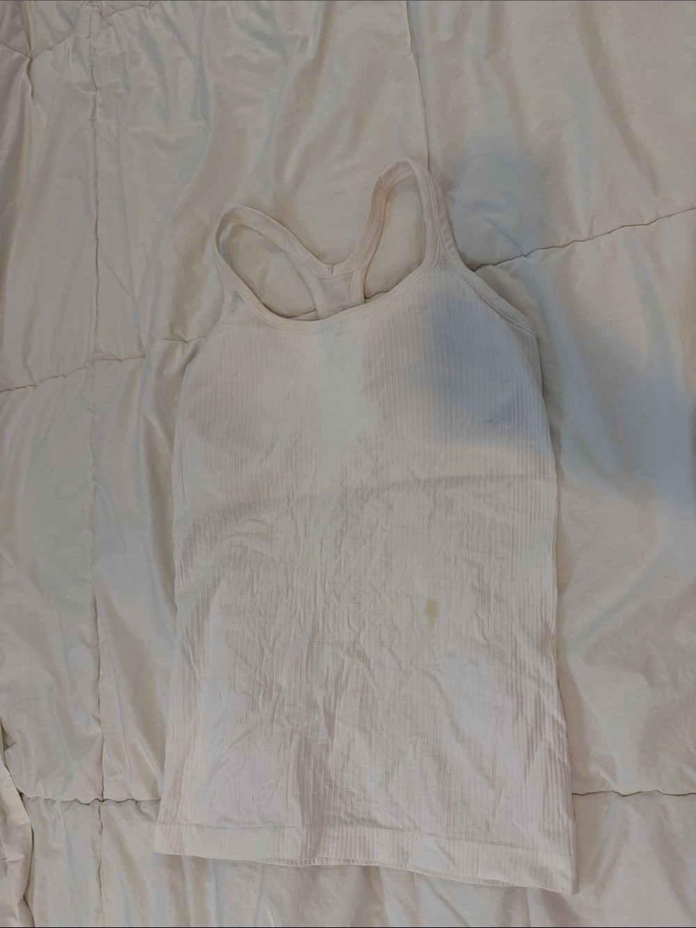 Lululemon athletica ebb to street tank top white